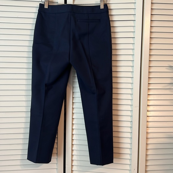 Navy Sea Tory Burch Vanner Cropped Blue Pants size 00 - Picture 6 of 15